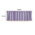 thumbnail image 3 of COFEST Valance Curtains for Kitchen - Window Light Blocking Short Rod Pocket Curtain Panels for Small Window Bathroom Basement Purple, 3 of 7