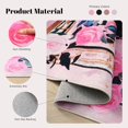 thumbnail image 5 of Runners for Kitchen Runner Rug Non Slip 2'x10' Long Washable Rugs with Rubber Backing Soft Retro Lavish Leopard Animal Carpet Runner for Kitchen, Laundry, Bedroom, Bathroom (Black Pink), 5 of 7