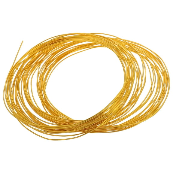 PBPBOX Thin Wire for Bow Making Golden Aluminum Crafting 1Pack