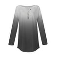 thumbnail image 6 of Womens Tunic Tops, Comdrip Long Sleeve Tops for Women Neck Casual Petite T Shirts Ladies Tunic Tops Grey XL, 6 of 6