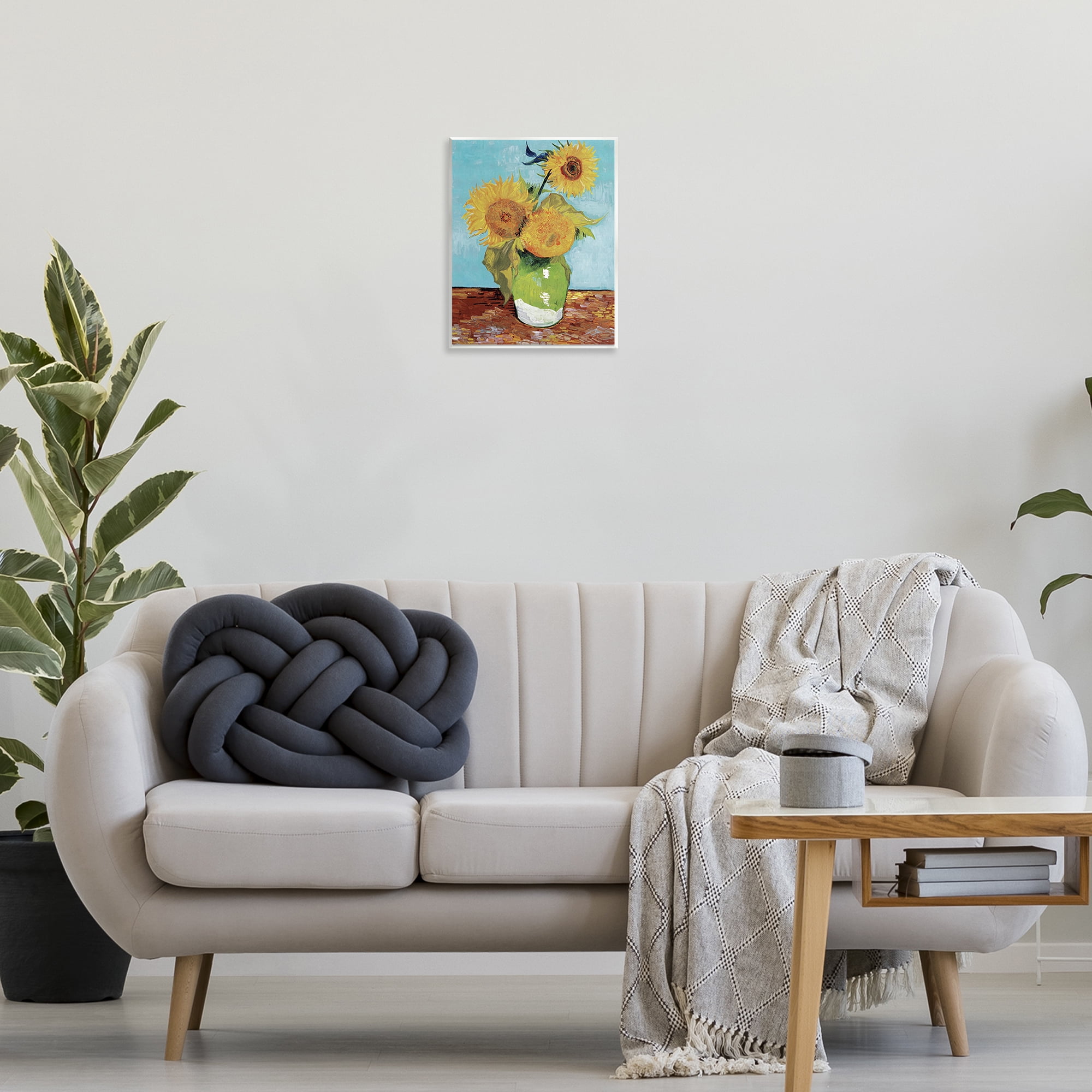 Stupell Industries Van Gogh Sunflowers Botanical & Floral Painting Unframed Art Print Wall Art, 11 x 14