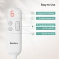thumbnail image 6 of MaxKare Ultra-Wide Microplush Heating Pads for Full Body 33"x18", 6 Heating Settings and Auto Shut-Off, Green, 6 of 9