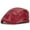 Red, variant on Aueoeo Men's Classic Faux Leather Hat Driving Ivy Hat Fishing Golf Beret Newsboy Flat Cap Cabbie Hat