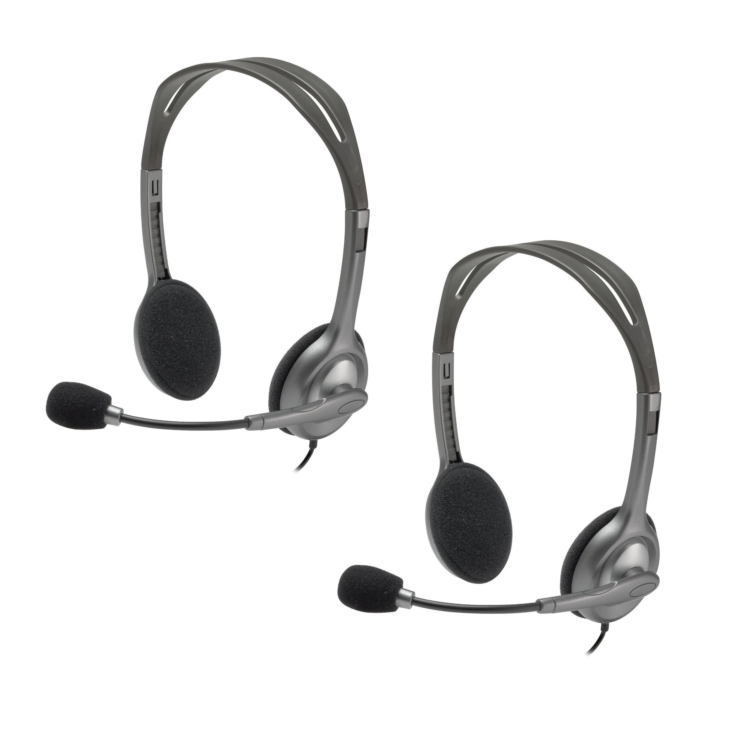 Logitech H111 Stereo Headset Bulk Package (Pack of 2)