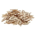 thumbnail image 3 of 50Pack Leaves Wooden Pieces Mixed Wood Chip Painting Drawing Crafts, 3 of 7