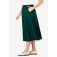 thumbnail image 4 of Woman Within Plus Size Petite 7-Day Knit A-Line Skirt, 4 of 6