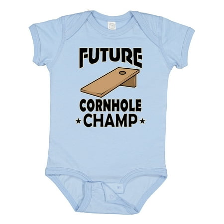 

Inktastic Future Cornhole Player Gift Baby Boy or Baby Girl Bodysuit
