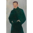 thumbnail image 2 of Anton Faistauer 13x18 Gold Ornate Wood Frame and Double Matted Museum Art Print Titled - Andreas Thom, Writer (Around 1909), 2 of 4