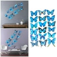 thumbnail image 1 of JJKBVCLO Wall 3D Butterflies Stickers Party Decorations With Magnets, 1 of 9