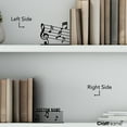 thumbnail image 4 of Craftnamesign Custom Music Note Metal Bookends for Shelves, Modern Book Shelf Holder, 4 of 4