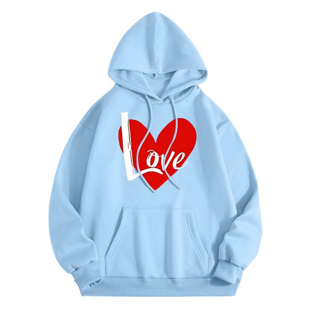 WEAIXIMIUNG White Sweatshirt Women Ladies' Cute Pullover Comfortable Drawstring Hoodie with Pocket Sweatshirt