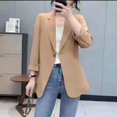 thumbnail image 1 of Internet Celebrity Explosion Chiffon Double-Layer Sun Protection Clothing plus size Summer Middle-aged Female Mother 9-Sleeve Small Suit Thin Jacket, 1 of 7