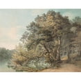 thumbnail image 2 of John White Abbott 18x15 Black Ornate Wood Framed Double Matted Museum Art Print Titled - Peamore, Devon (1799), 2 of 5