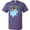 Purple, variant on Inktastic I Want a Hippopotamus for Christmas Hippo in Santa Hat T-Shirt