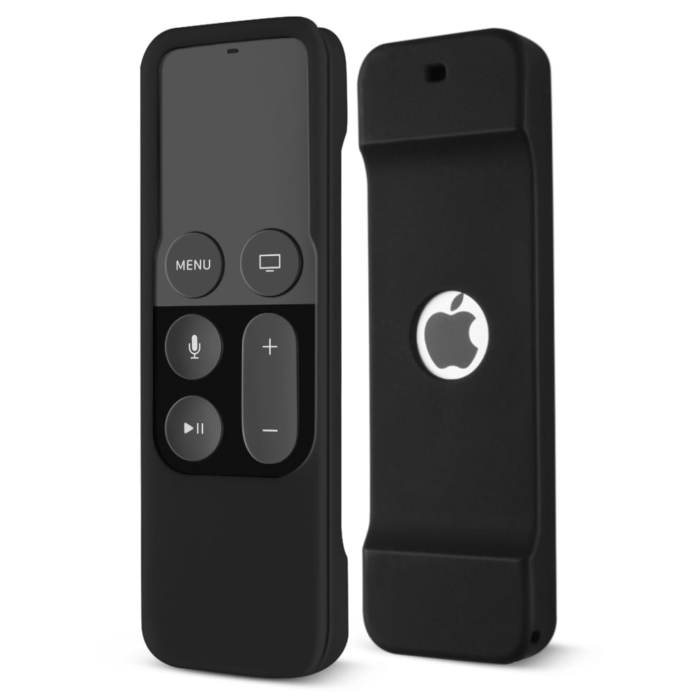 Red 2 Pack Lightweight Non-Slip-Grip /& Secure Protective Cover Compatible with Apple TV 4K Siri Remote Controller Black MoKo Silicone Case Compatible with Apple TV 4K//4th Gen Remote,