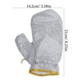 thumbnail image 2 of LEORX 1 Pair Silver Bamboo Insulation Waterproof Dishwashing Reusable Thickened Design Dishwashing Gloves, 2 of 8