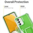 thumbnail image 3 of FITO For Samsung Galaxy A13 Case, Phone Case with Screen Protector and Kickstand (Green), 3 of 4