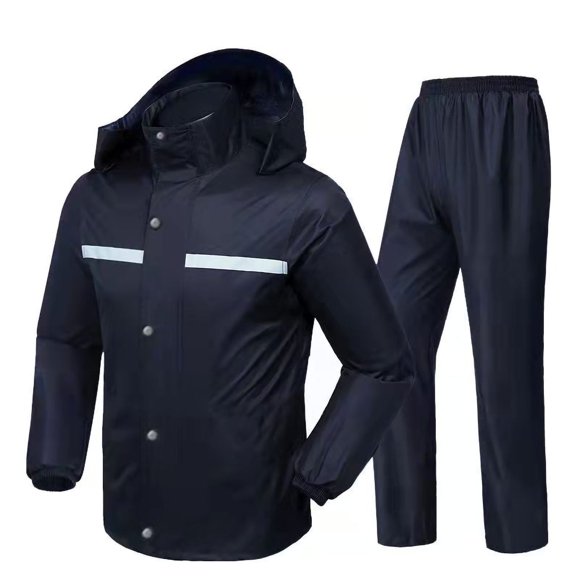 Traje de lluvia impermeable, conjunto de impermeable, impermeable de tela Oxford, impermeable dividido, diseñado para precisión