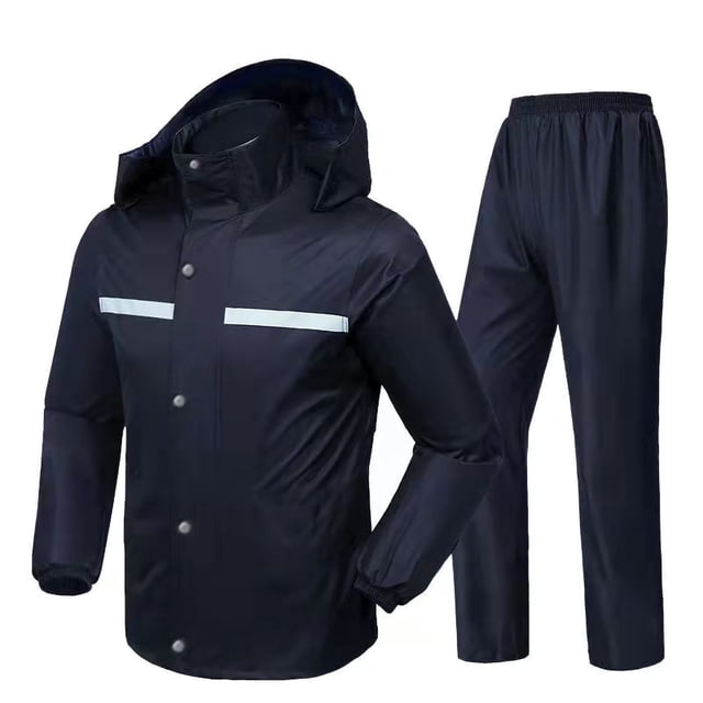 Traje de lluvia impermeable, conjunto de impermeable, impermeable de tela Oxford, impermeable dividido, diseñado para precisión