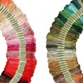 thumbnail image 1 of 50 Couleurs 100 Couleurs Fil à Broder en Coton Polyester, 1 of 8