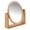 Rose Gold(1x,10x), variant on YEAKE Flexible Gooseneck Bamboo Vanity Makeup Mirror,360°Rotation 8" Large Frameless Vanity Mirror Folding Portable Table Desk Mirror, Rectangle