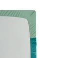 thumbnail image 3 of Ambesonne Ocean Fitted Sheet, Sea Turtle Exotic Island, Twin XL Size, Turquoise Teal Green, 3 of 3