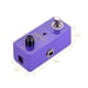thumbnail image 2 of Pedal de efecto Mini Looper Pedal de efectos Loopers de guitarra Pedal de bucle de bajo Overdubs ilimitados Tiempo de bucle de 5 minutos con interfaz USB Púrpura Tomshoo Pedal de efecto, 2 of 6