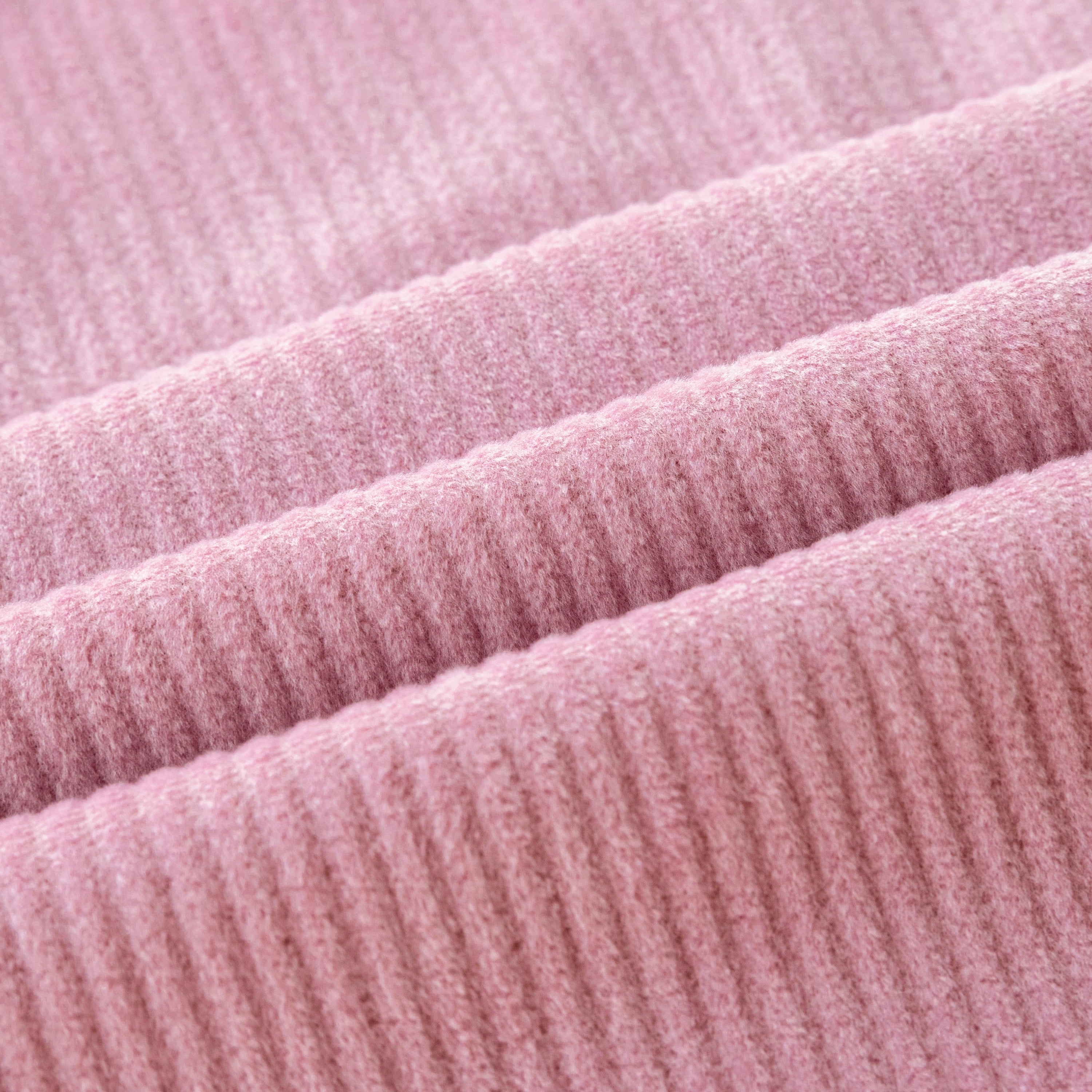 Phantoscope Soft Corduroy Velvet Decorative Throw Pillows with Cotton Tassel Trim, 20 x 20 in, Pink, 2 Pack