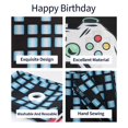 thumbnail image 3 of Hamigar Fondo Baner De Feliz 7º Cumpleaños De 6X4Ft - Nivel 7 Desbloqueado Decoraciones De Cumpleaños Suministros Para Fiestas Para Niños - Azul, 3 of 5