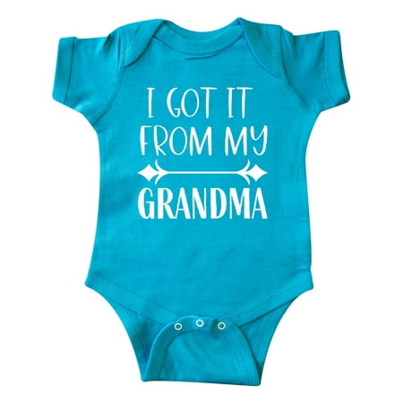 

Inktastic I Got It From My Grandma Gift Baby Boy or Baby Girl Bodysuit