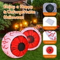 thumbnail image 4 of Topbuy 2 Pack 3 FT Halloween Inflatable Eyeballs w/ Air Blower & Red LED Lights Blow-Up Halloween Decoration, 4 of 8