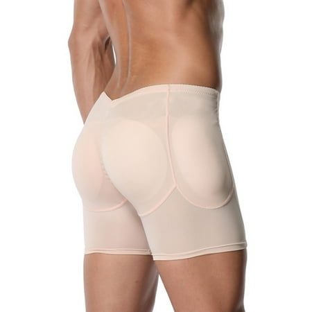 

Garteder Mens Padded Boxer Underwear Shapewear Enhance Butt Lifter Briefs Shaper Panty