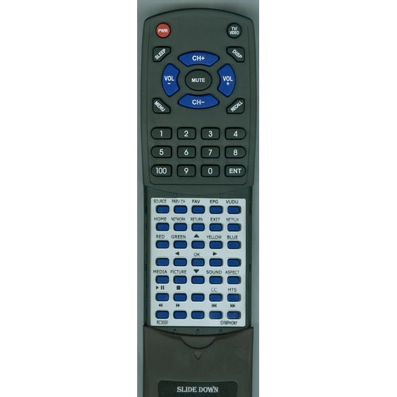 Replacement Remote for ISYMPHONY RTRC3009I, RC3009I, LC32IH60C