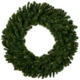 thumbnail image 2 of Northlight 30" Prelit Canadian Pine Artificial Christmas Wreath - Multi Lights, 2 of 8