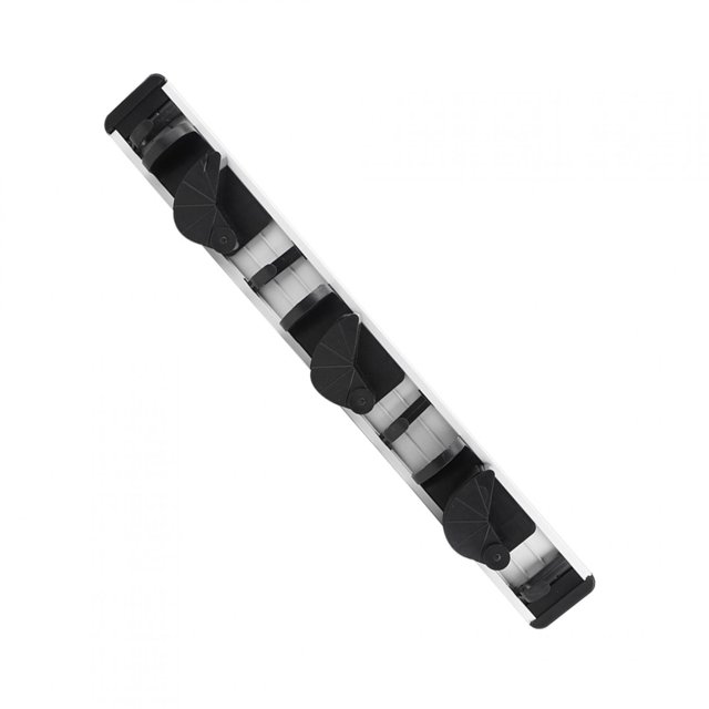Soporte De Goma Antideslizante Para Escoba, Estante Para Fregona, Accesorio De Baño Para Sala De Estar, Baño, Inodoro, Garaje, Lavadero Para El Hogar OTVIAP 3 perchas + 3 ganchos