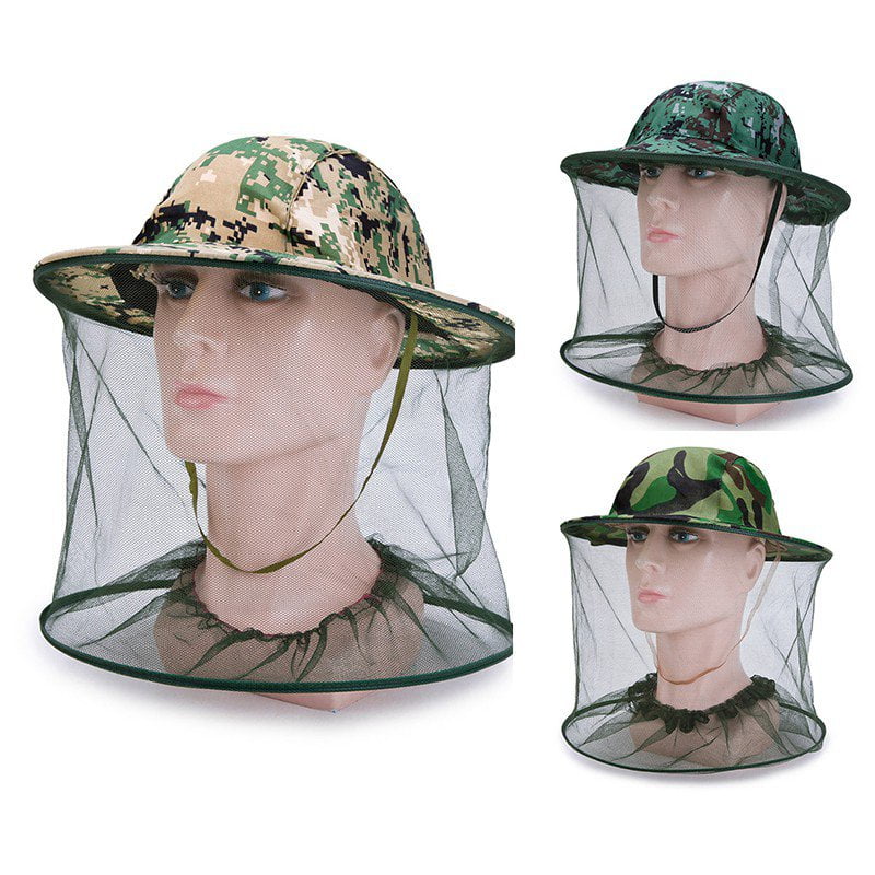 Outdoor Travel Sport Jungle Bucket Hat Face Mask Neck Cover Fishing Cap RX 