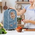thumbnail image 3 of HELLHERO Cat Orange Protective Case Proof Stain Kitchen Home Top Handle Oil Proof Kitchen Accessories with Elastic, 3 of 6