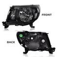 thumbnail image 5 of PIT66 Headlights Assembly Clear Lens Black Housing LH & RH Fit for 2005-2011 Toyota Tacoma, 5 of 9