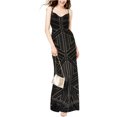 thumbnail image 1 of Jump Apparel Robe Pailletée pour Femmes, Noir, Juniors, 1/2, 1 of 1