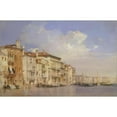 thumbnail image 2 of Richard Parkes Bonington 14x11 Gold Ornate Wood Frame and Double Matted Museum Art Print Titled - Grand Canal, Venice (1826), 2 of 4