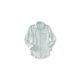 thumbnail image 1 of Camisa con botones Aeropostale de leopardo desteñido para mujer Azul Grande, 1 of 1