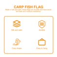 thumbnail image 4 of SHISUYAN Japanese Style Decorative Carp Pendant Fish Flag Streamer 1 Set, 4 of 8