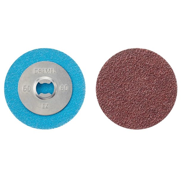 Discos de lijado Dremel EZ411HP de 38 mm, grano 60, paquete de 3
