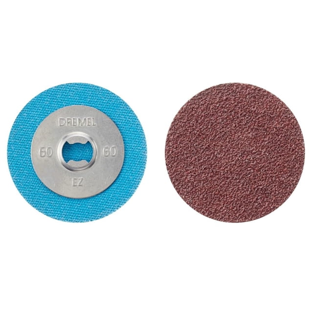 Discos de lijado Dremel EZ411HP de 38 mm, grano 60, paquete de 3