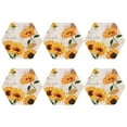 thumbnail image 2 of Disketp Sunflower Funny Coasters,6 Pcs Leather Coasters With Holder, Perfect Housewarming Hostess Gifts,Protect Furniture From Water Marks Scratch And Damage, 2 of 9