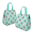 thumbnail image 2 of Bull Terrier Dog and Flower Florals Insulated Lunch Bag for Women & Adults,Large Portable Soft Cooler Lunch Bag,Thermal Food Storage Tote with Pearl Cotton,8.66L,8.75x5.75x9.5 Inch, 2 of 6