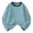 Blue, variant on WRKEKC Boys and Girls Sweatshirts Casual Color Block Striped Fleece Lined Crewneck Soft Warm Cozy Pullover for Fall Winter 3-15 Years