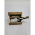 thumbnail image 6 of THOR INSTRUMENTS 6" Nautical Handheld Pirate Brass Chrome Finish White Leather Telescope with Wooden Box ,Toy Gift BY THORINSTRUMENTS, 6 of 6
