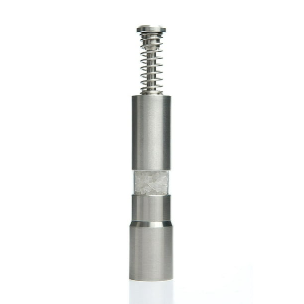 Juego de molinillo de sal y pimienta o molinillo individual Gourmet Original Pump & Grind Gadgets de cocina Molinillo de especias Molino de pimienta Molinillos de sal y pimienta Compre 1 2