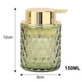 thumbnail image 2 of Dispensador de jabón espumoso para manos, dispensador de jabón para baño o dispensador de loción para cocina, dispensador de jabón de vidrio transparente rellenable con bomba grande, 2 of 5